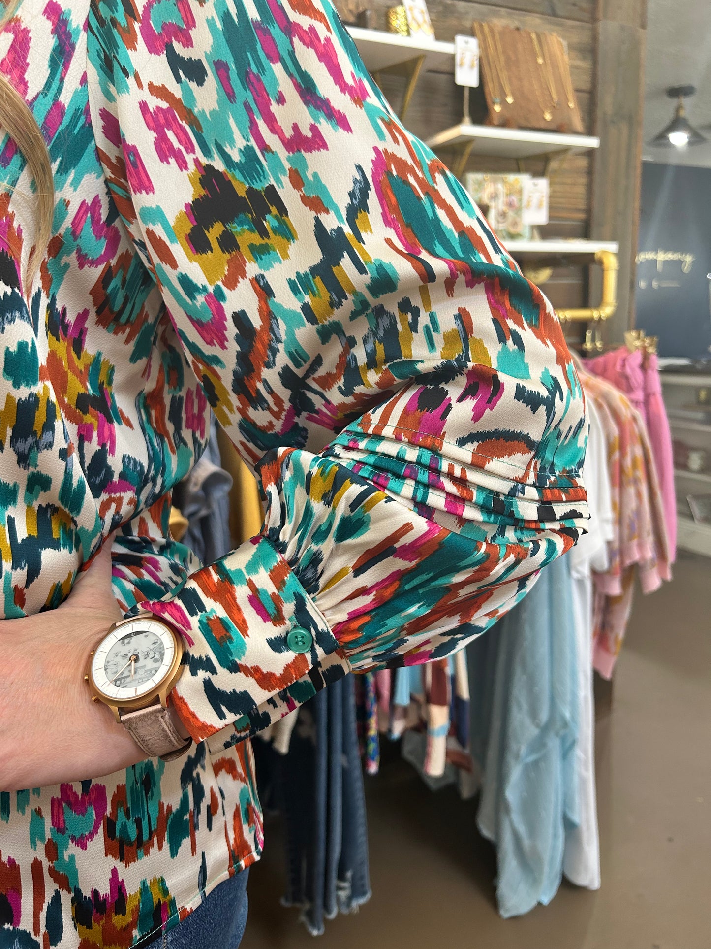Static Paint Blouse