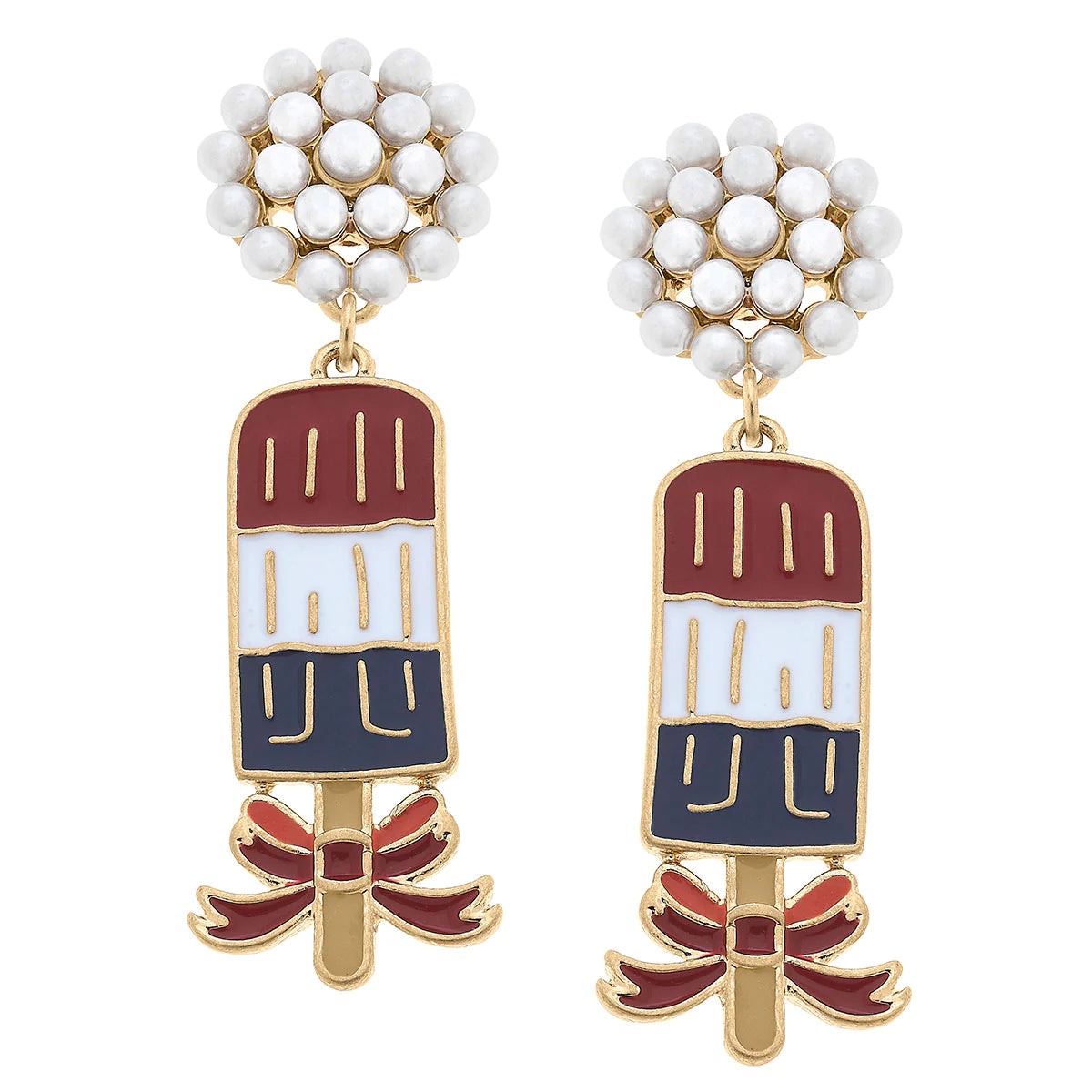 July 4th Popsicle Pearl Cluster