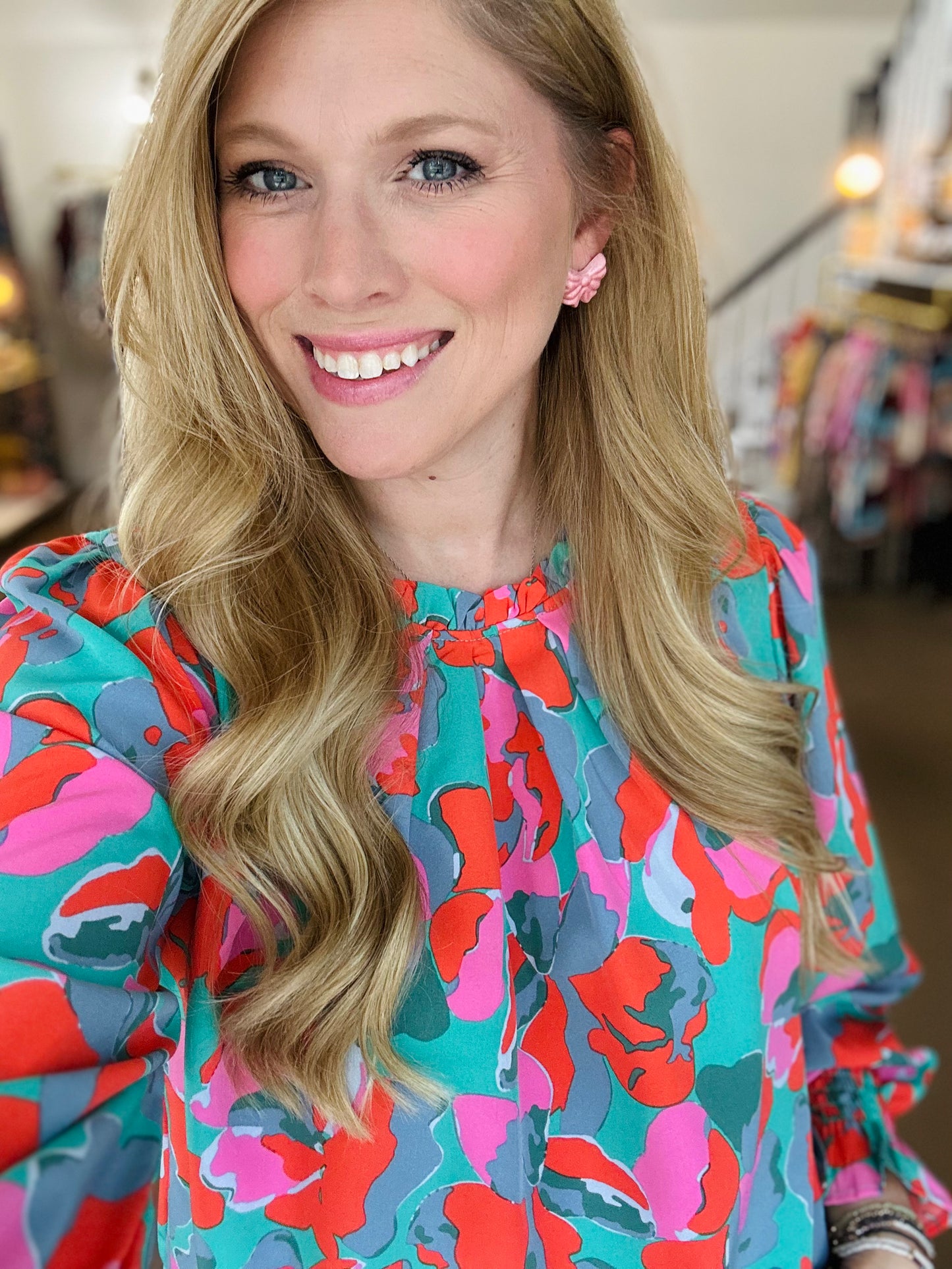 Quinn Poppies Blouse