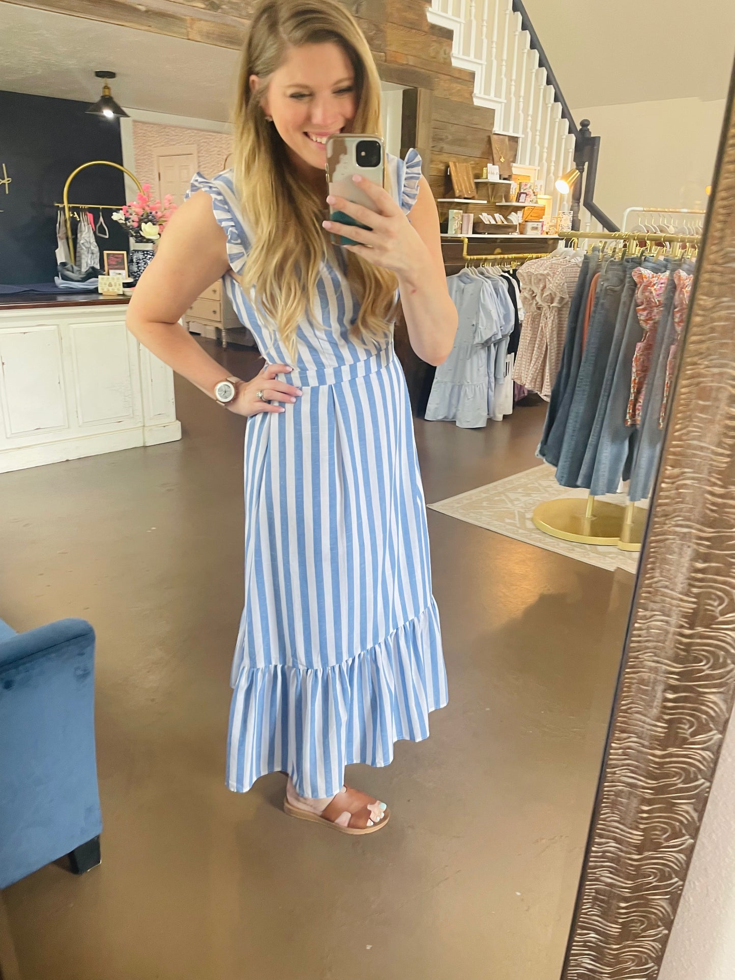 Circus Stripe Summer Dress