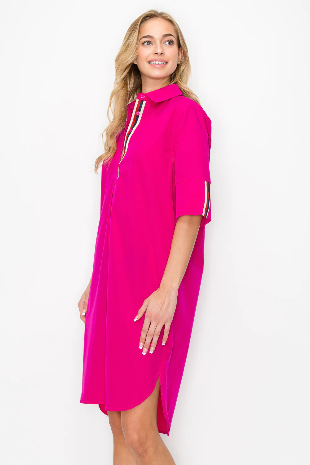 Fuchsia Wendi Tunic Dress