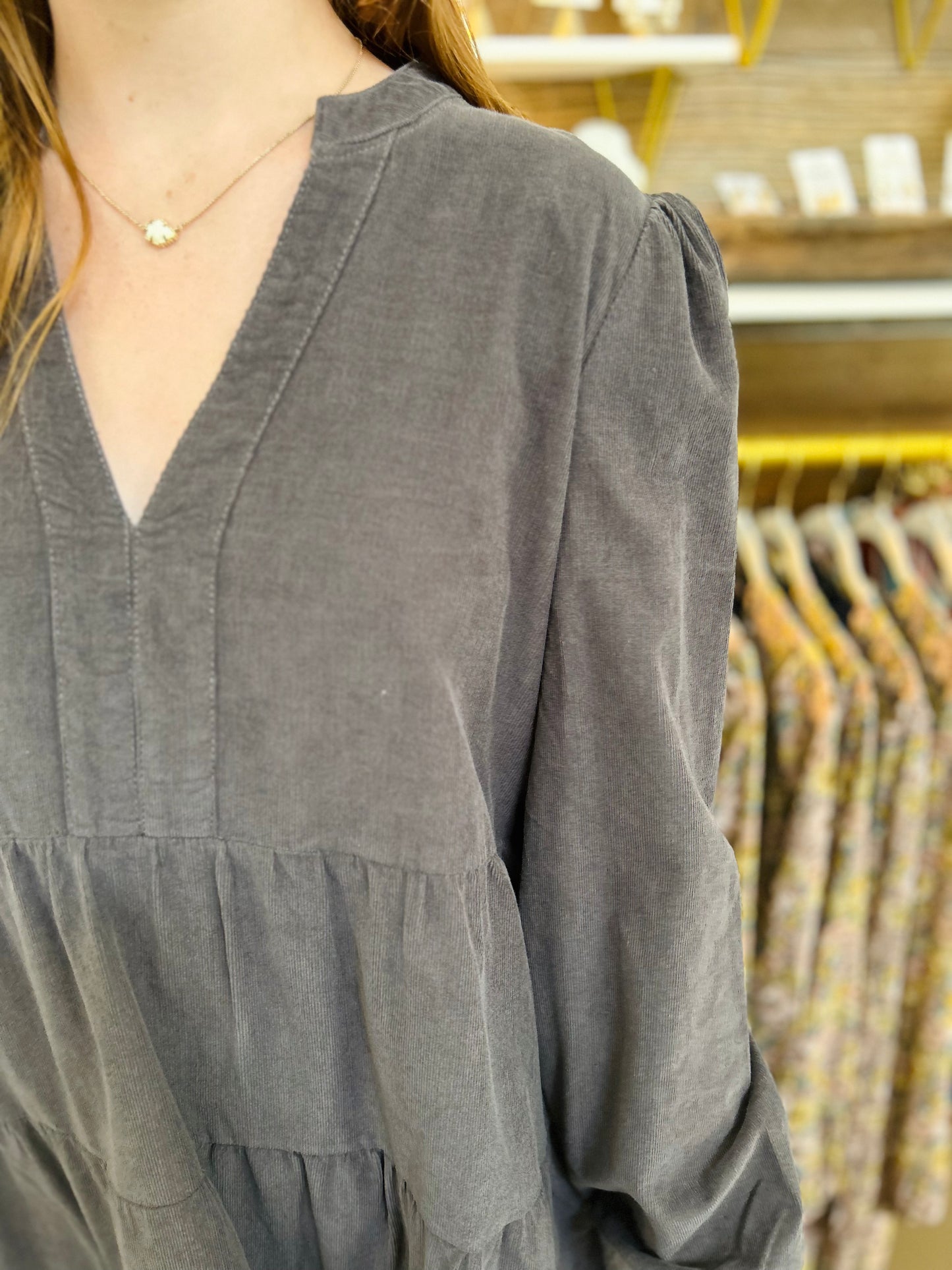 Sherin Corduroy Dress
