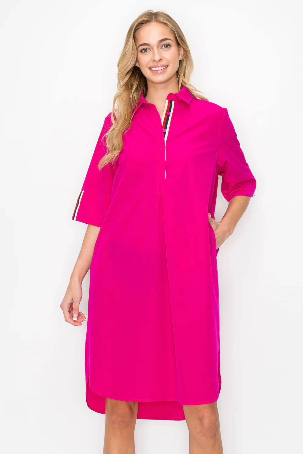 Fuchsia Wendi Tunic Dress