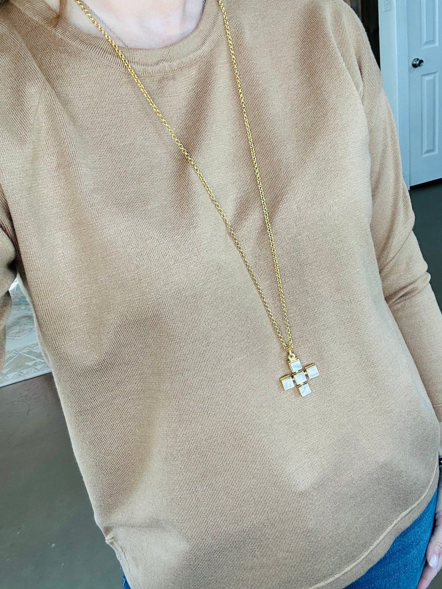 Camel Pullover Knit