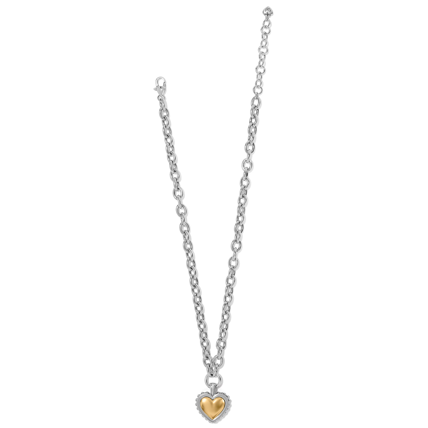 Pretty Tough Bold Heart Necklace