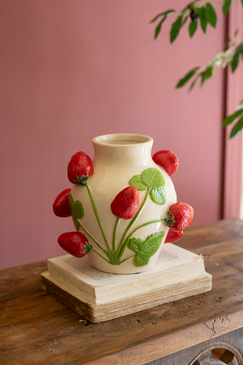 Strawberry Sweet Vase