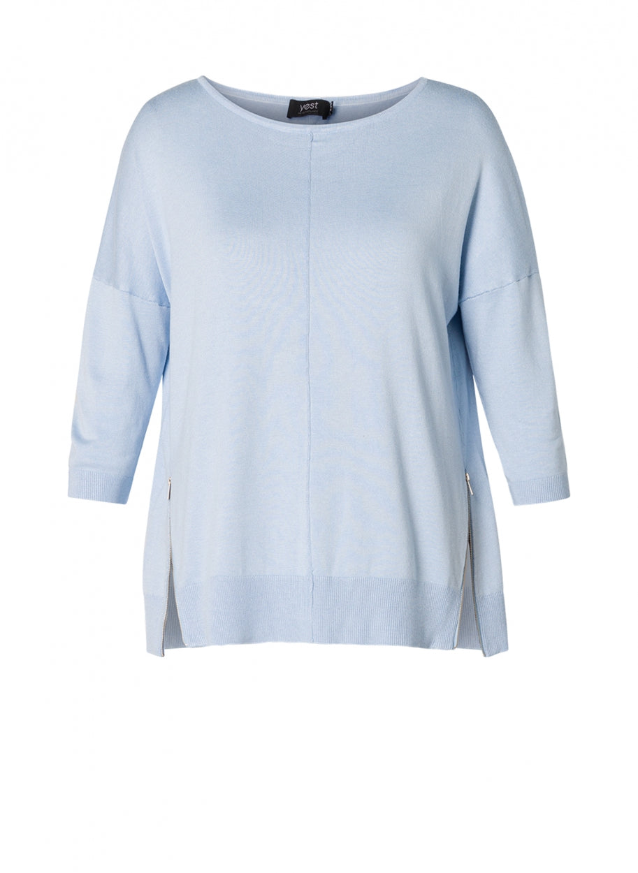 Gijsje Ocean Blue Sweater by YEST