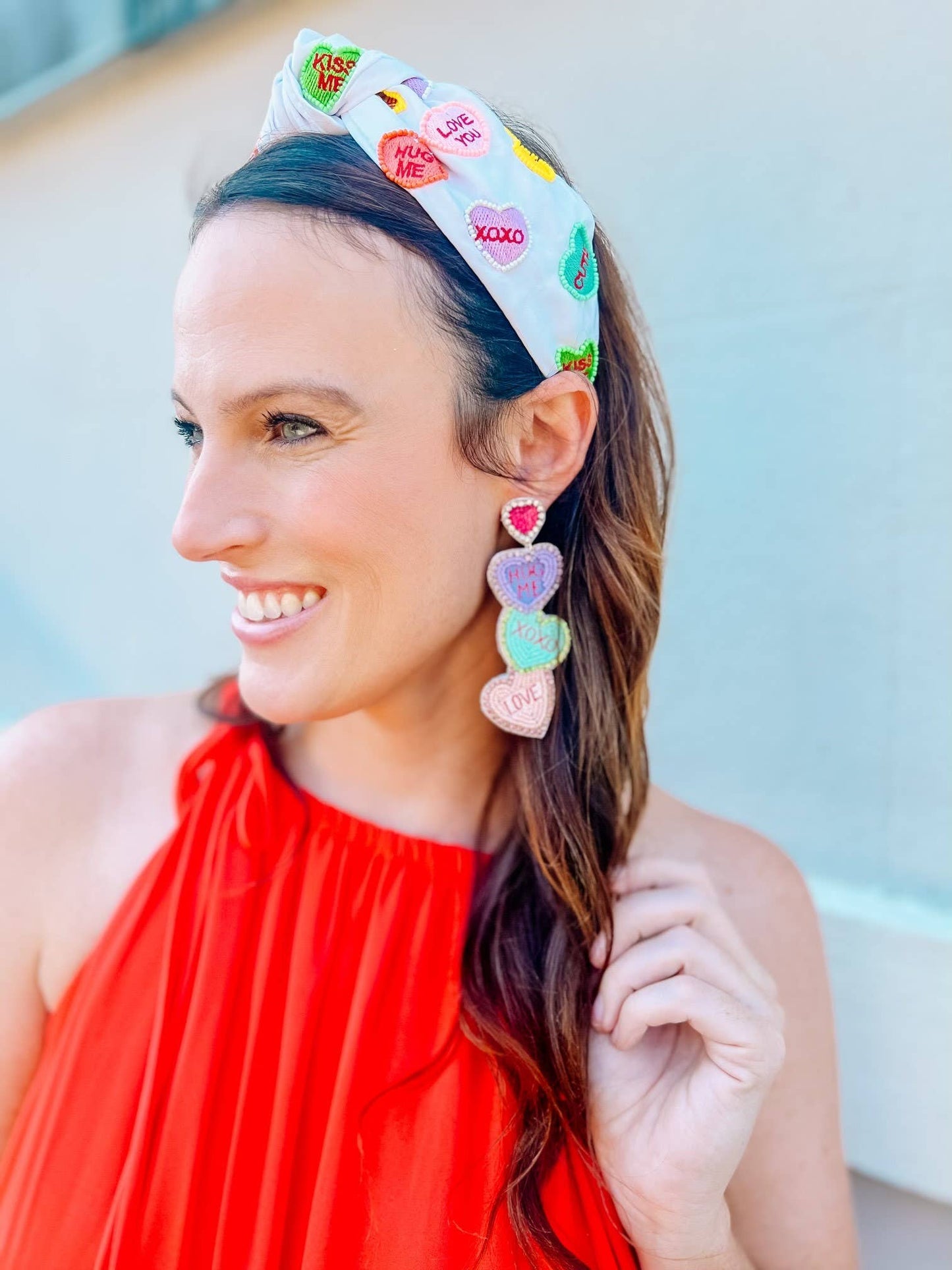 Caroline Hill - Candy Crush Headband WHITE