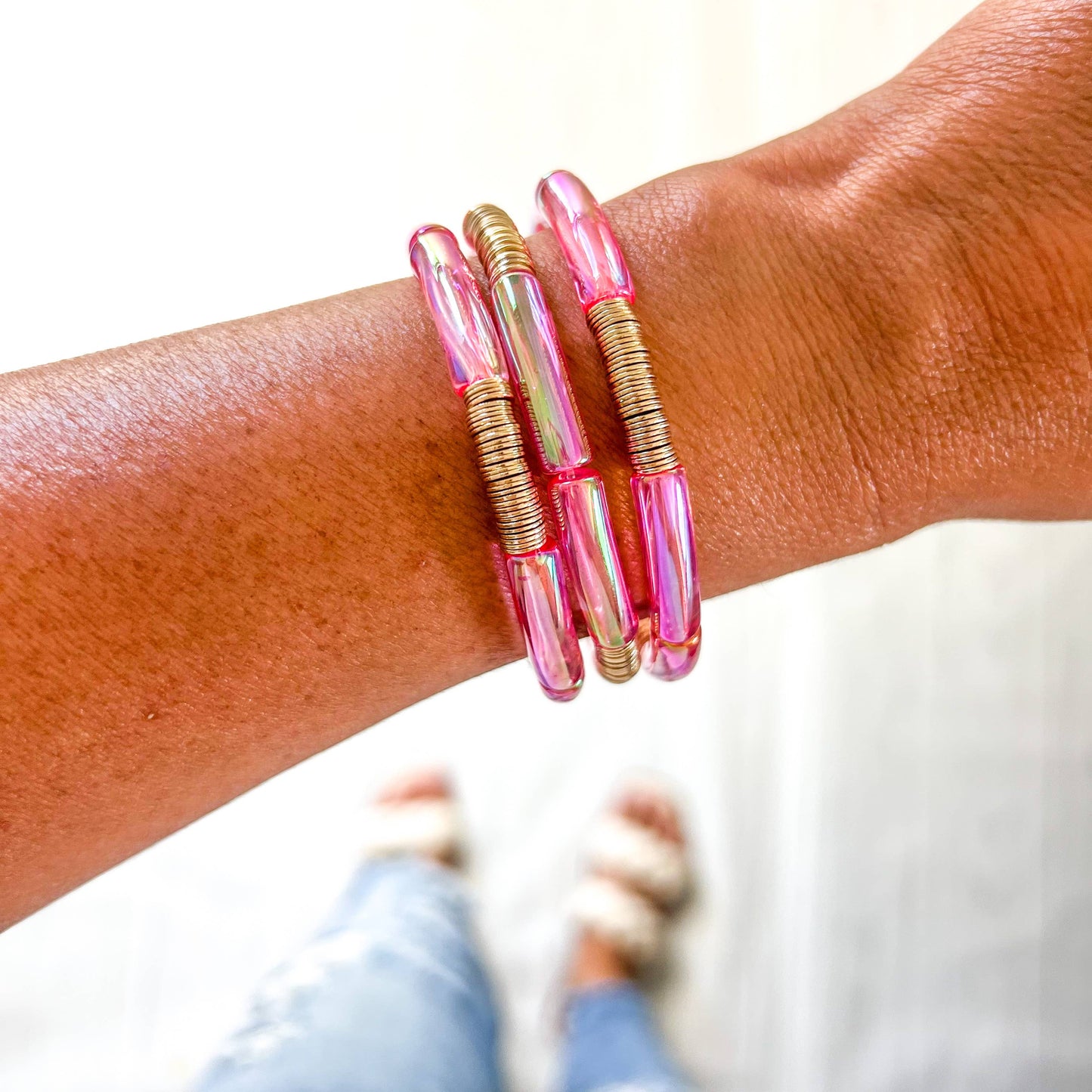 Penny Pink Bracelet