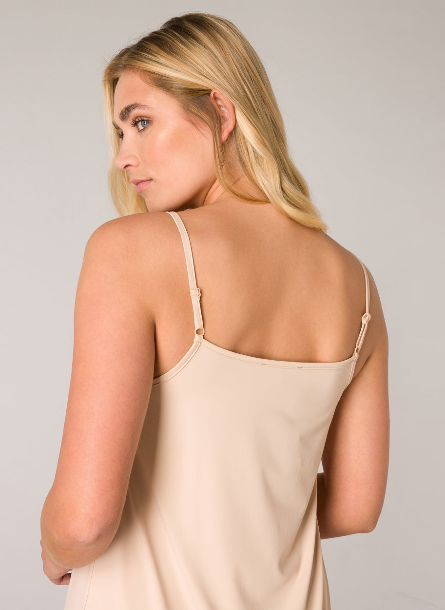 Basic Nude Slip Dress- YEST Base Level