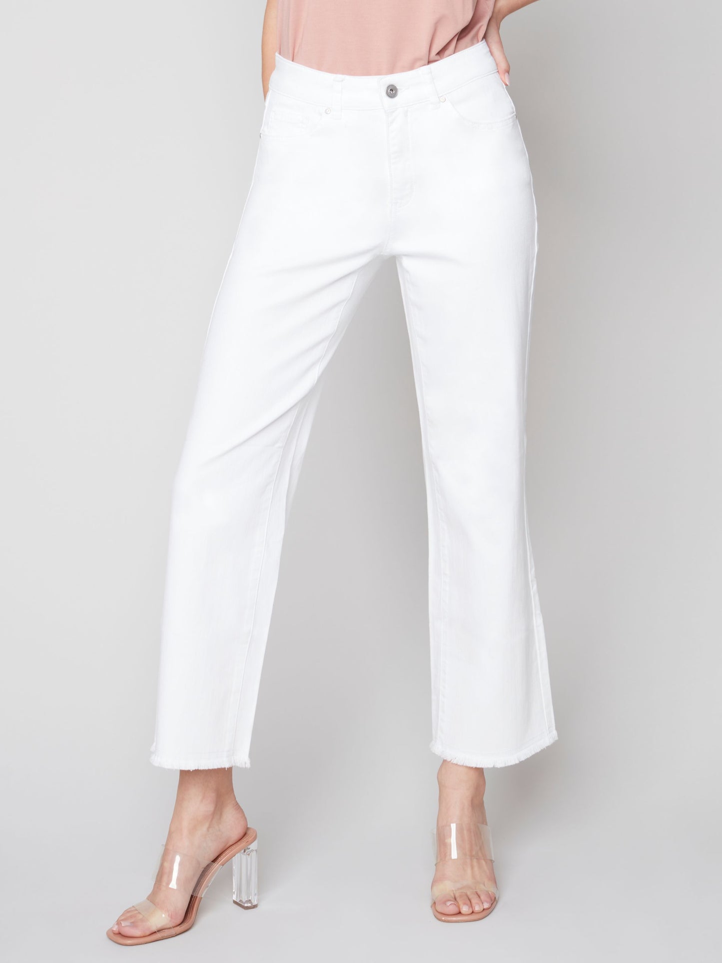 White Wide Leg- Charlie B
