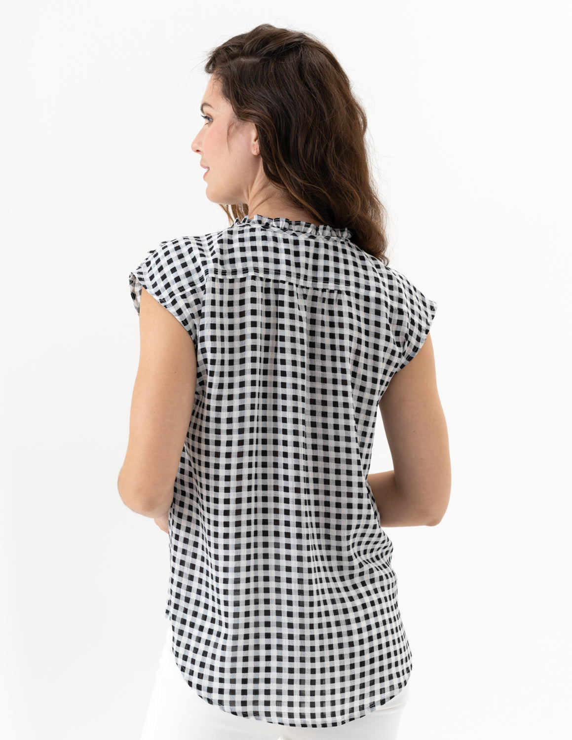 Check Mate Blouse-Renuar