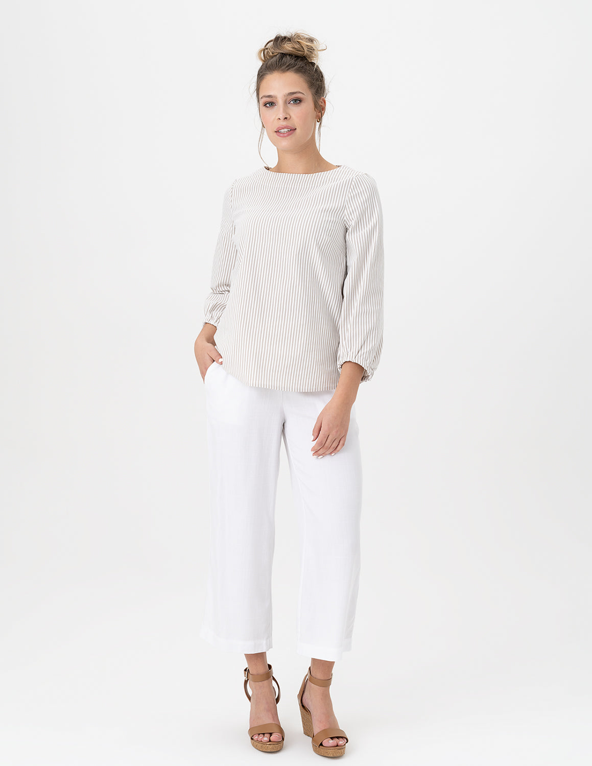 Stone Woven Blouse- Renuar