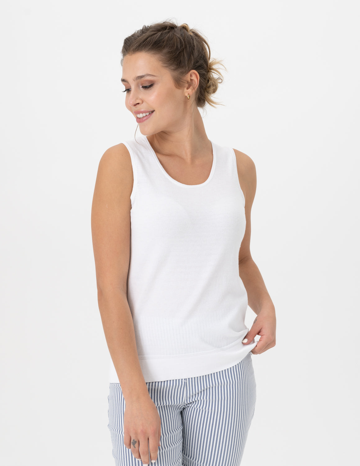 Cotton Knit Tank- Renuar