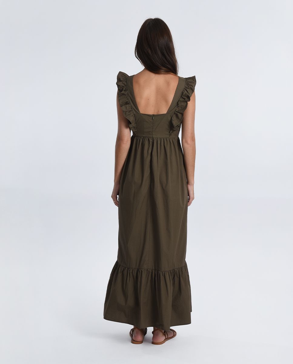 Dark Khaki Dress
