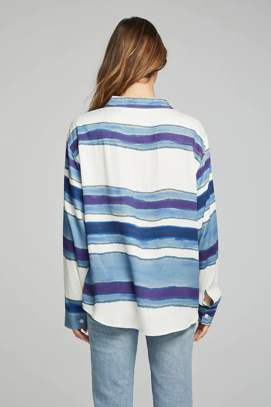 Pacific Stripe Chaser Blouse