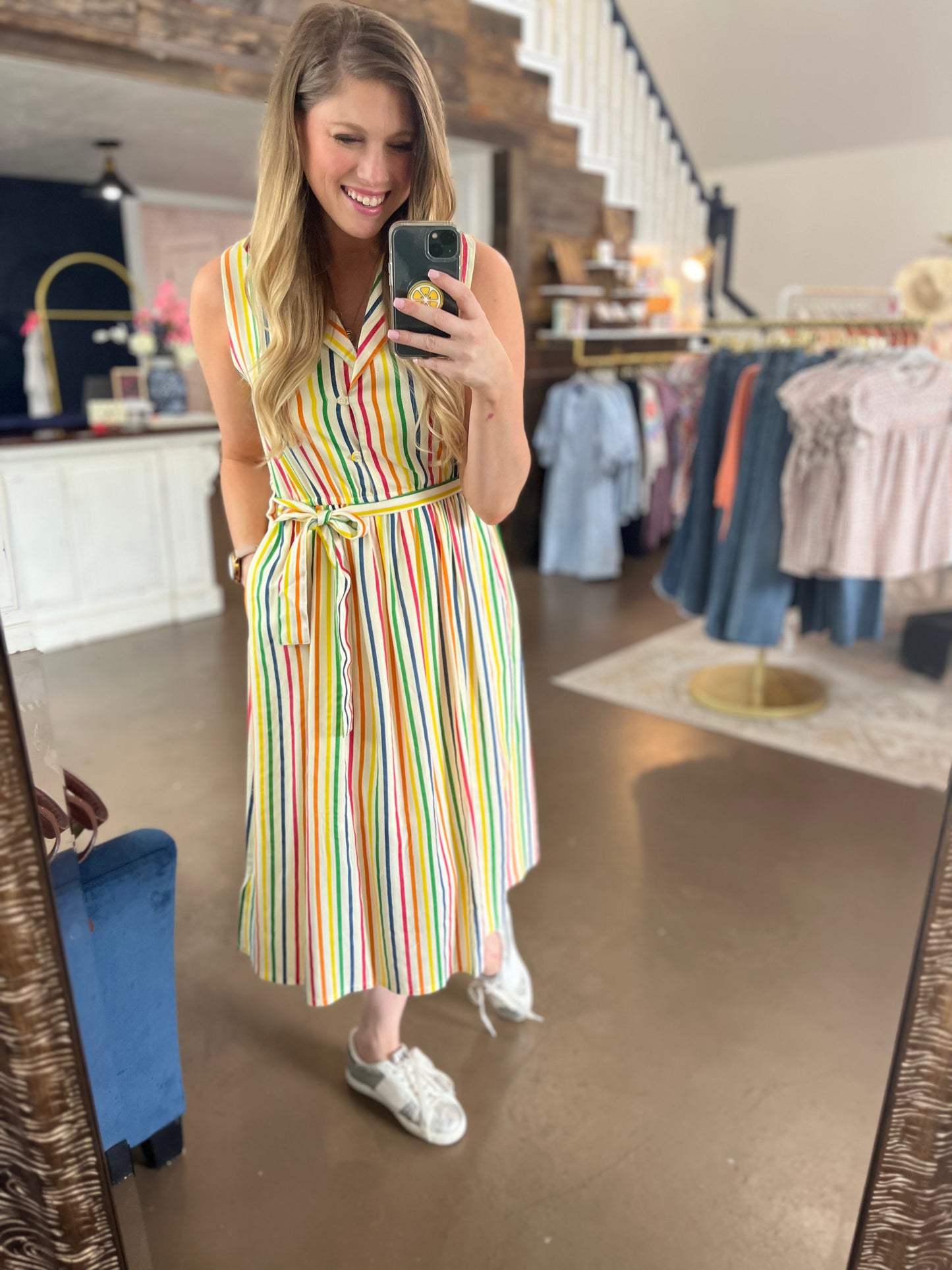 Retro Rainbow Dress