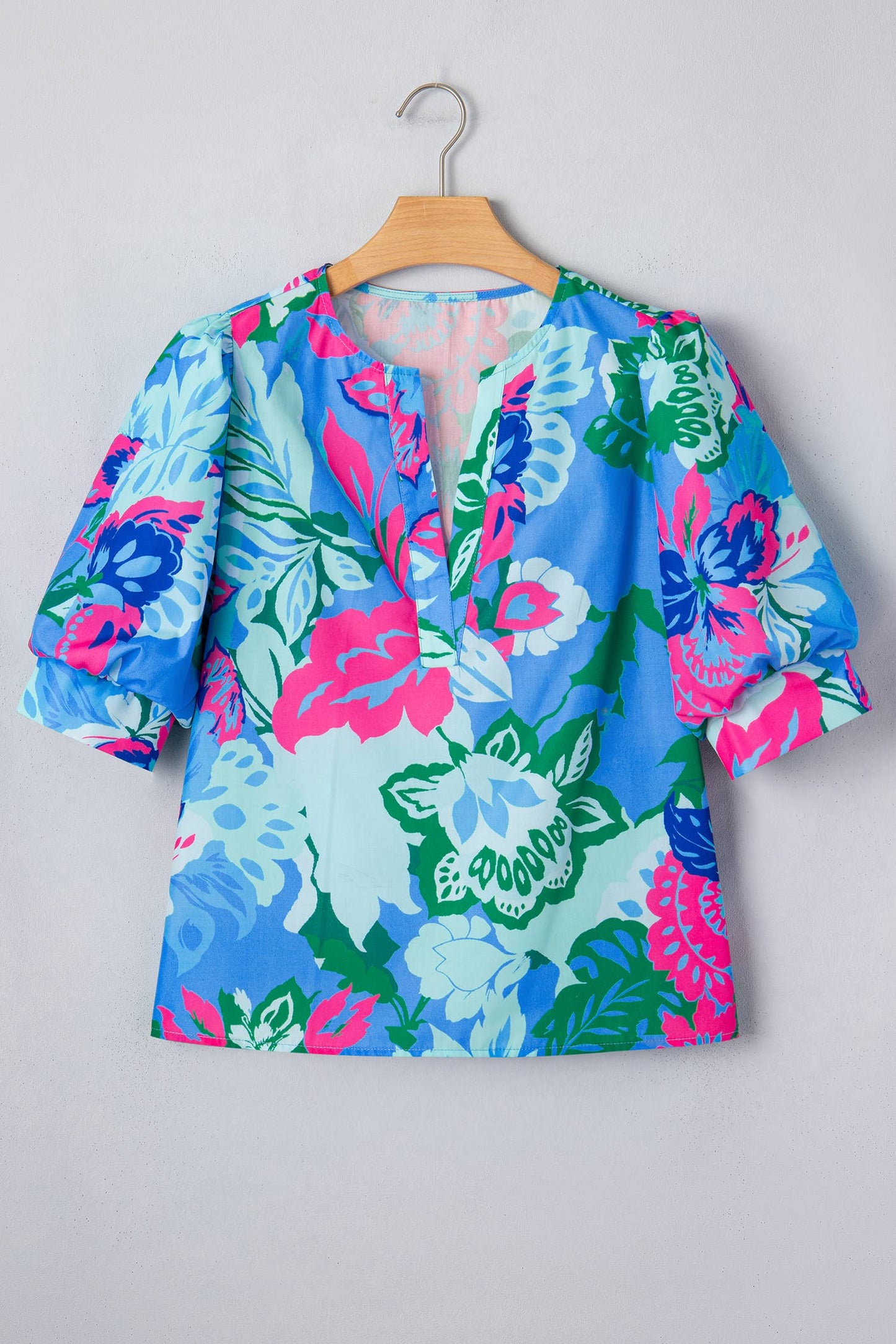 Besty Blue Floral Blouse
