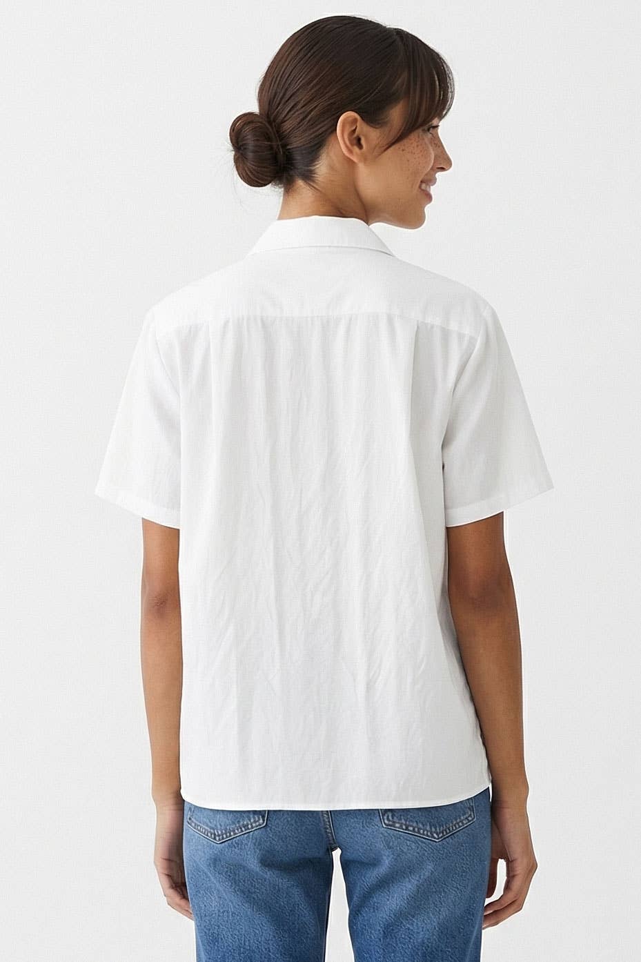 White Summer Button Down