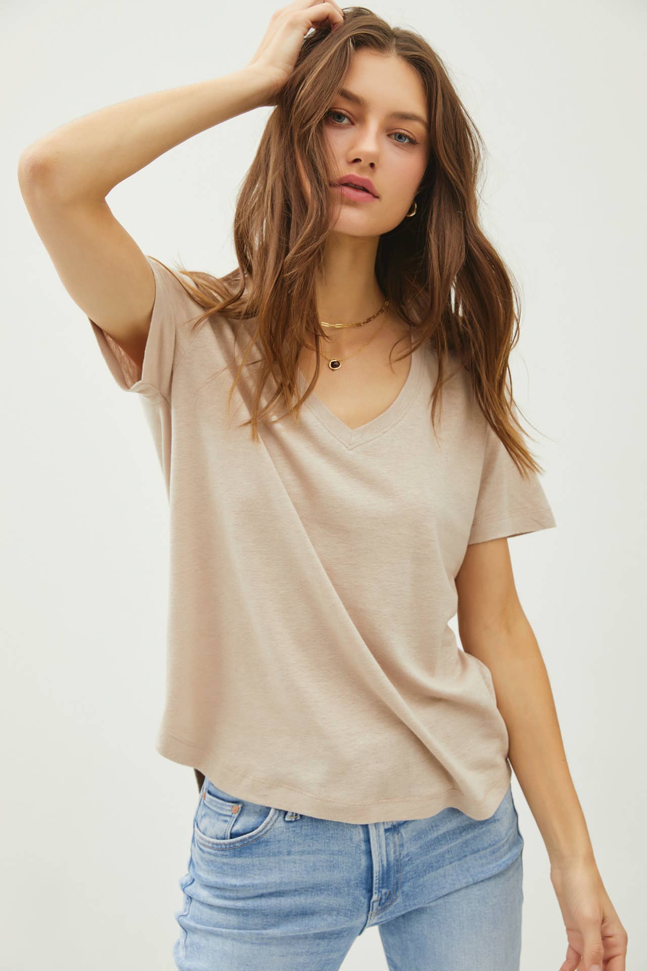 Be Cool V-neck Tee