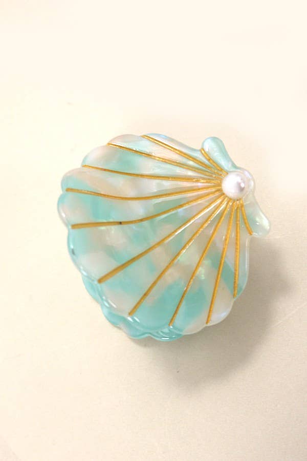 SEASHELL HAIR CLAW CLIPS
