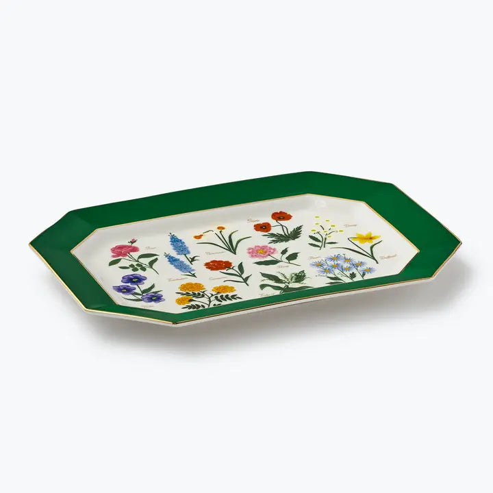 Garden Study Large Porcelain Serving Platter