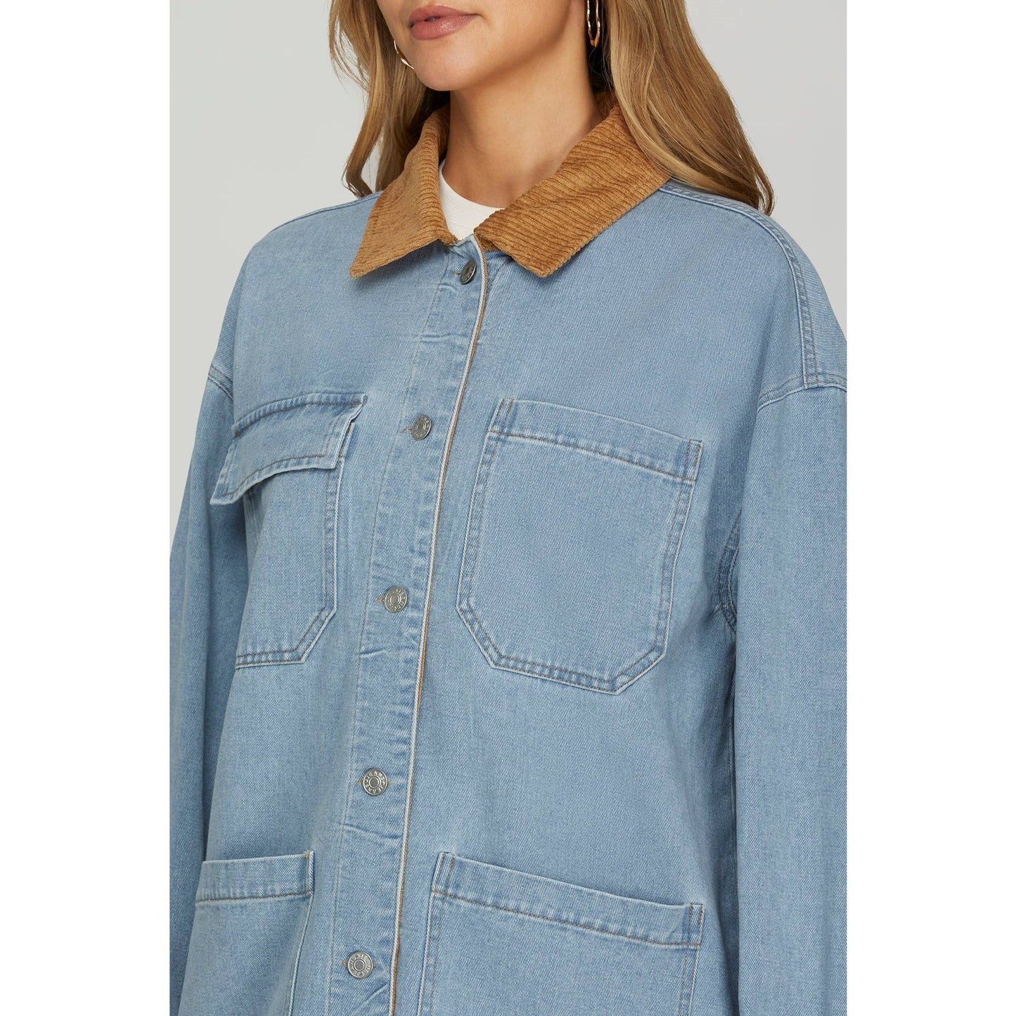 WASHED DENIM JACKET