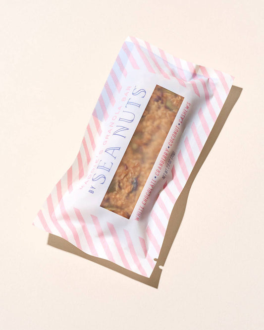 Sea Nuts - Maddie's White Chocolate Cranberry Coconut Cashew Granola Bar