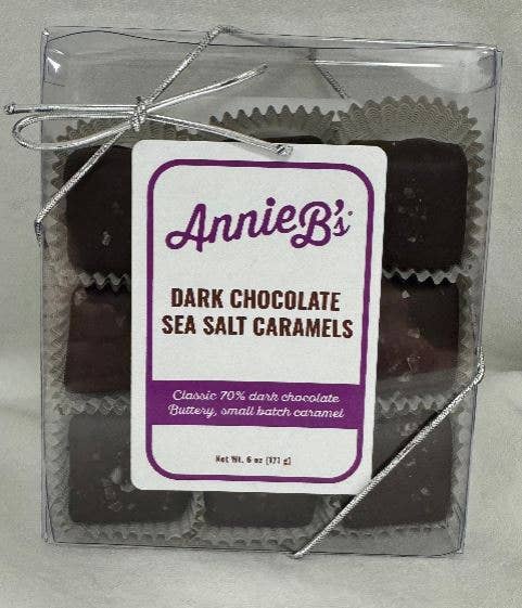 Annie B's - Dark Chocolate Sea Salt Caramels Gift Box