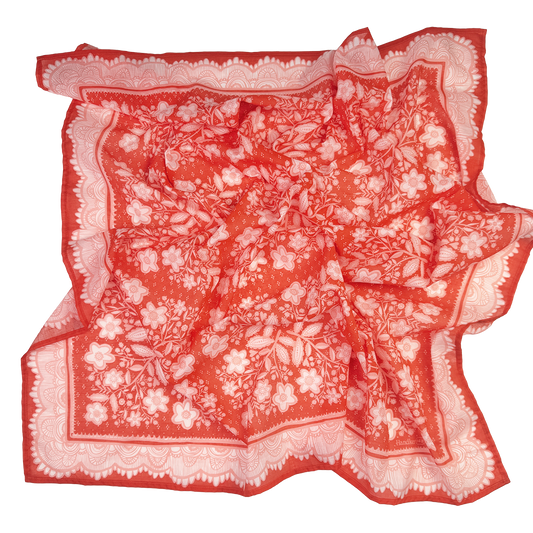 Handker Bandanas - 34" Wild Rag Lacey Bandana
