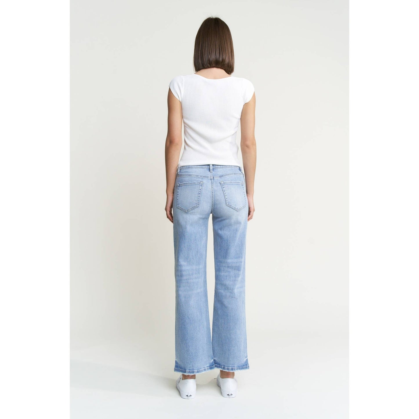 Mica Denim - MID RISE LOOSE FIT STRAIGHT ANKLE