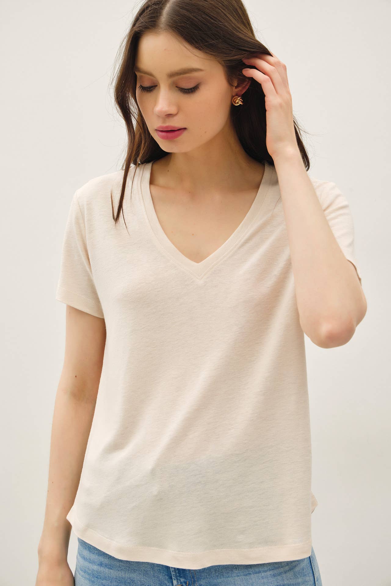 Be Cool V-neck Tee