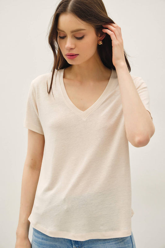 Be Cool V-neck Tee