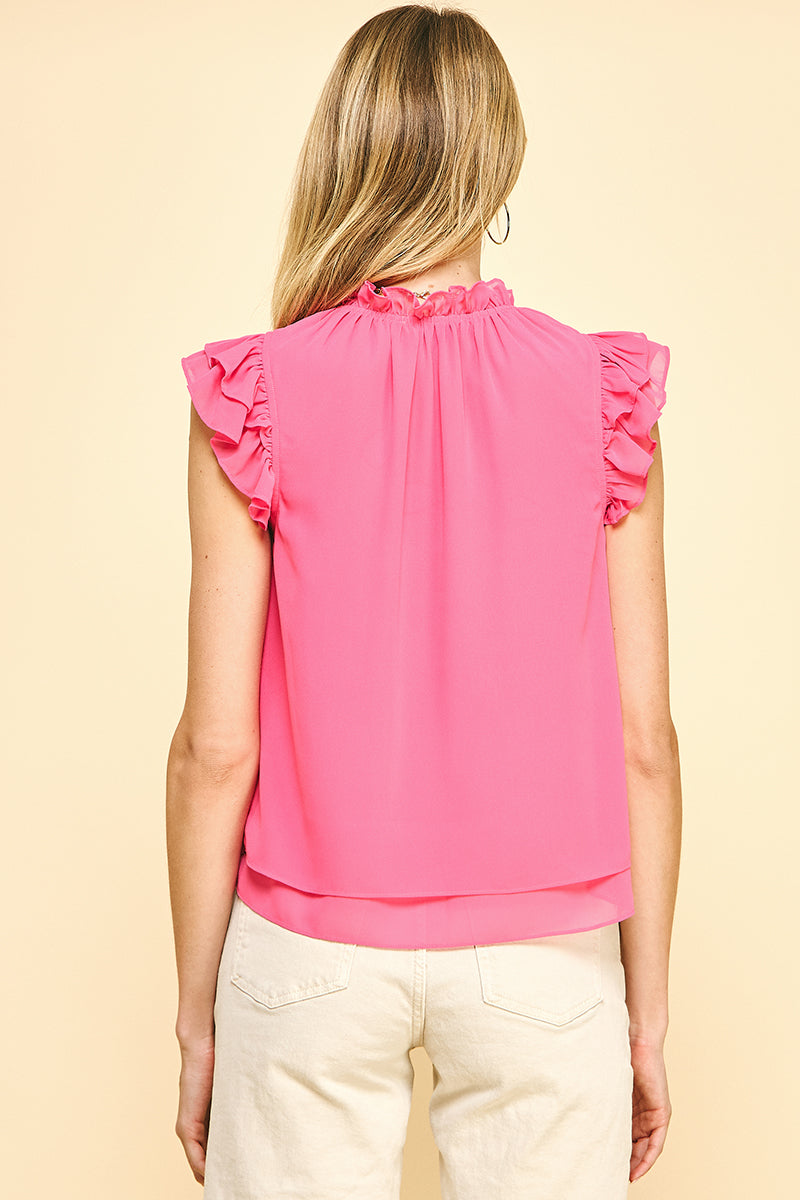 Hot Pink Blouse