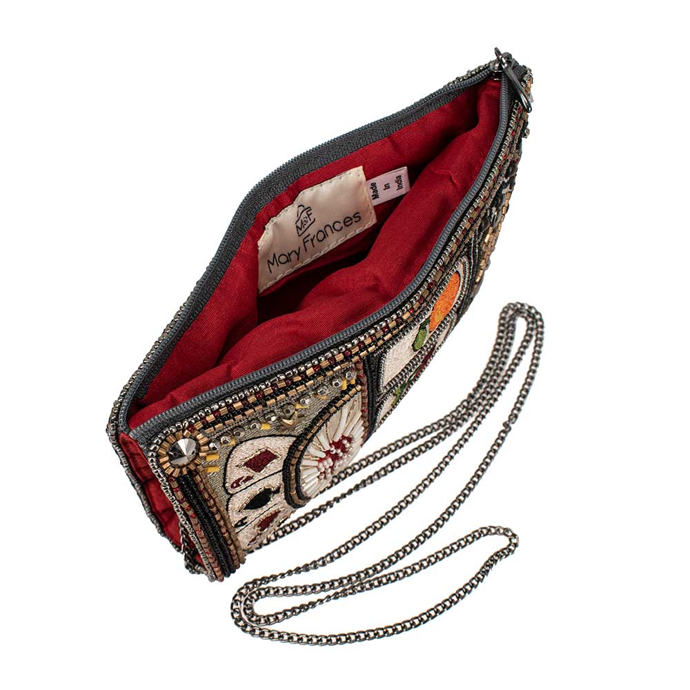 Mary Frances Accessories - Payoff Beaded Slot Machine Crossbody Phone Bag