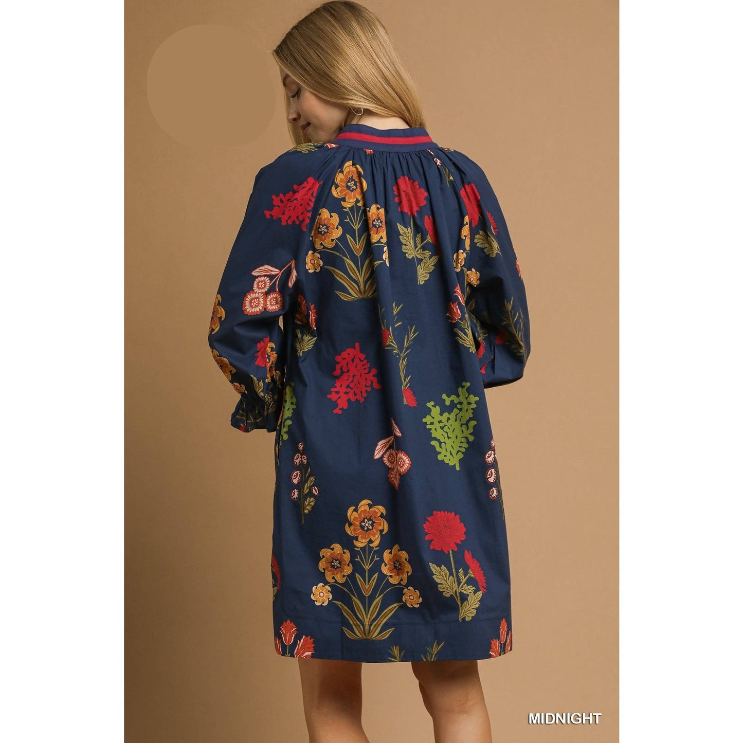 Floral Print Shift Dress
