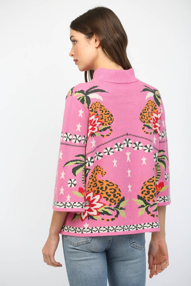 Tropical Chinoiserie Sweater