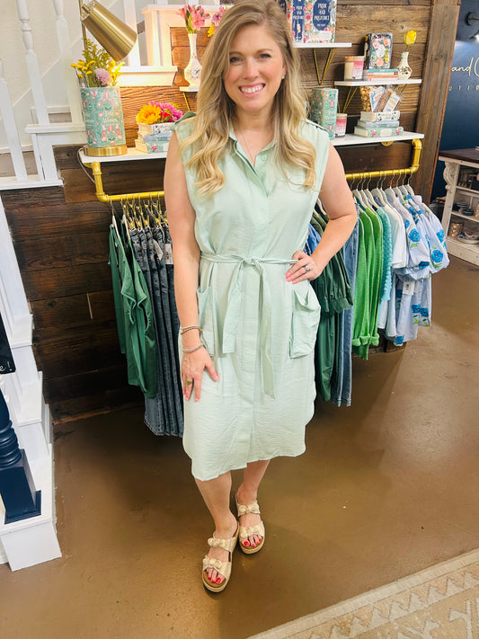Sangita Seafoam Dress