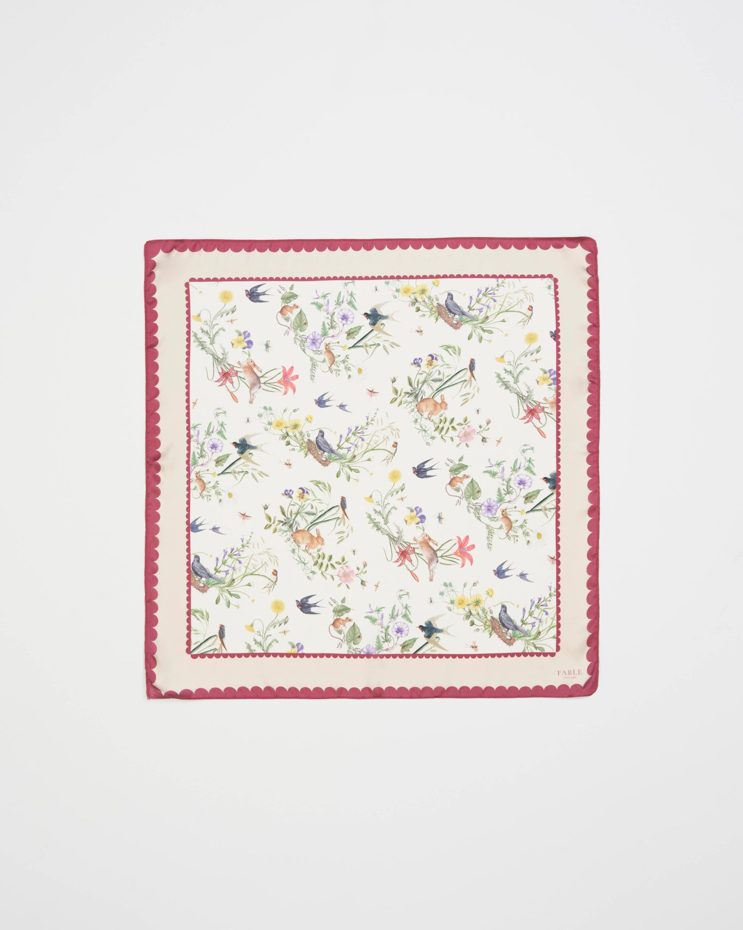 Fable England - FABLE Running Bunny Toile Square Scarf