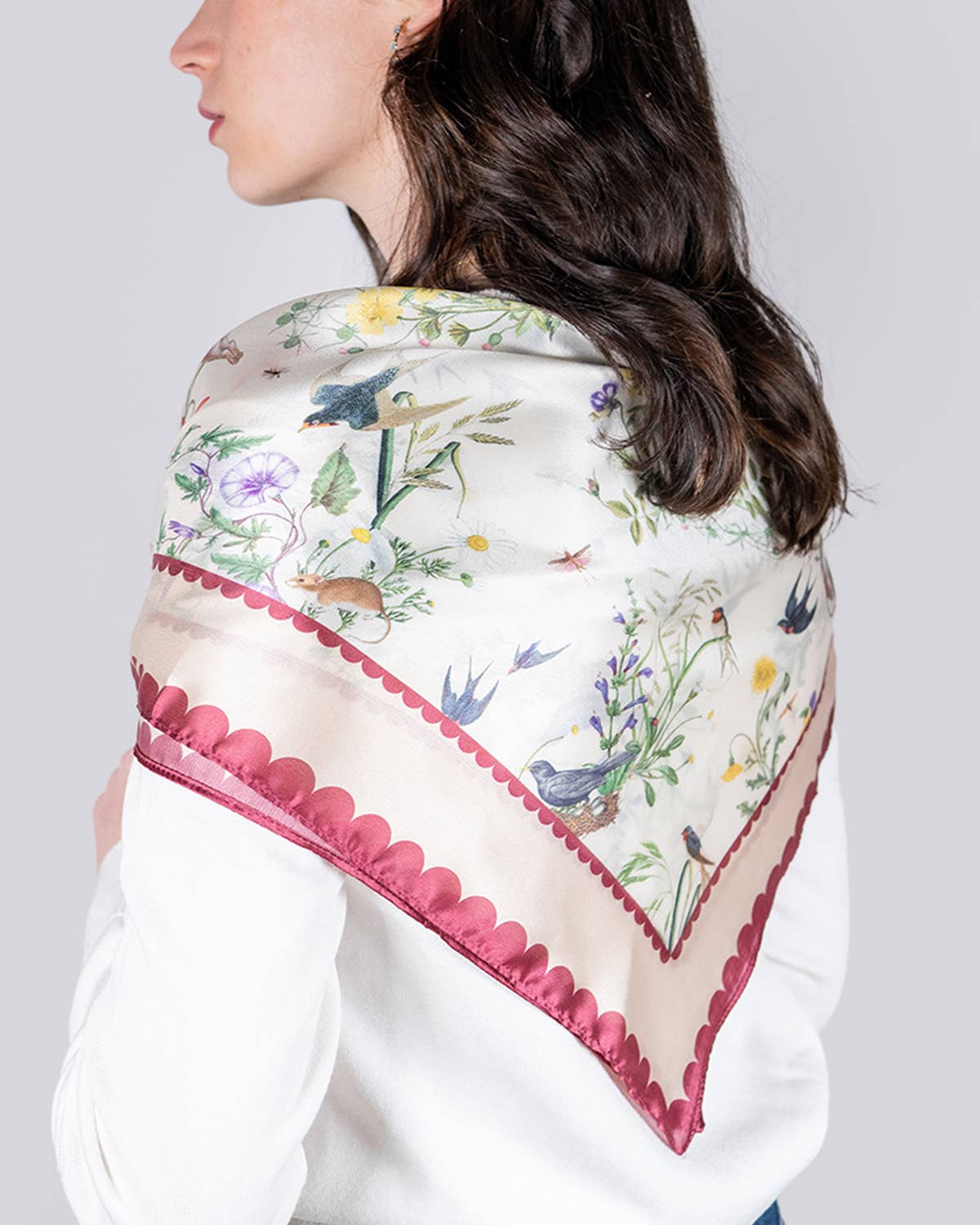 Fable England - FABLE Running Bunny Toile Square Scarf