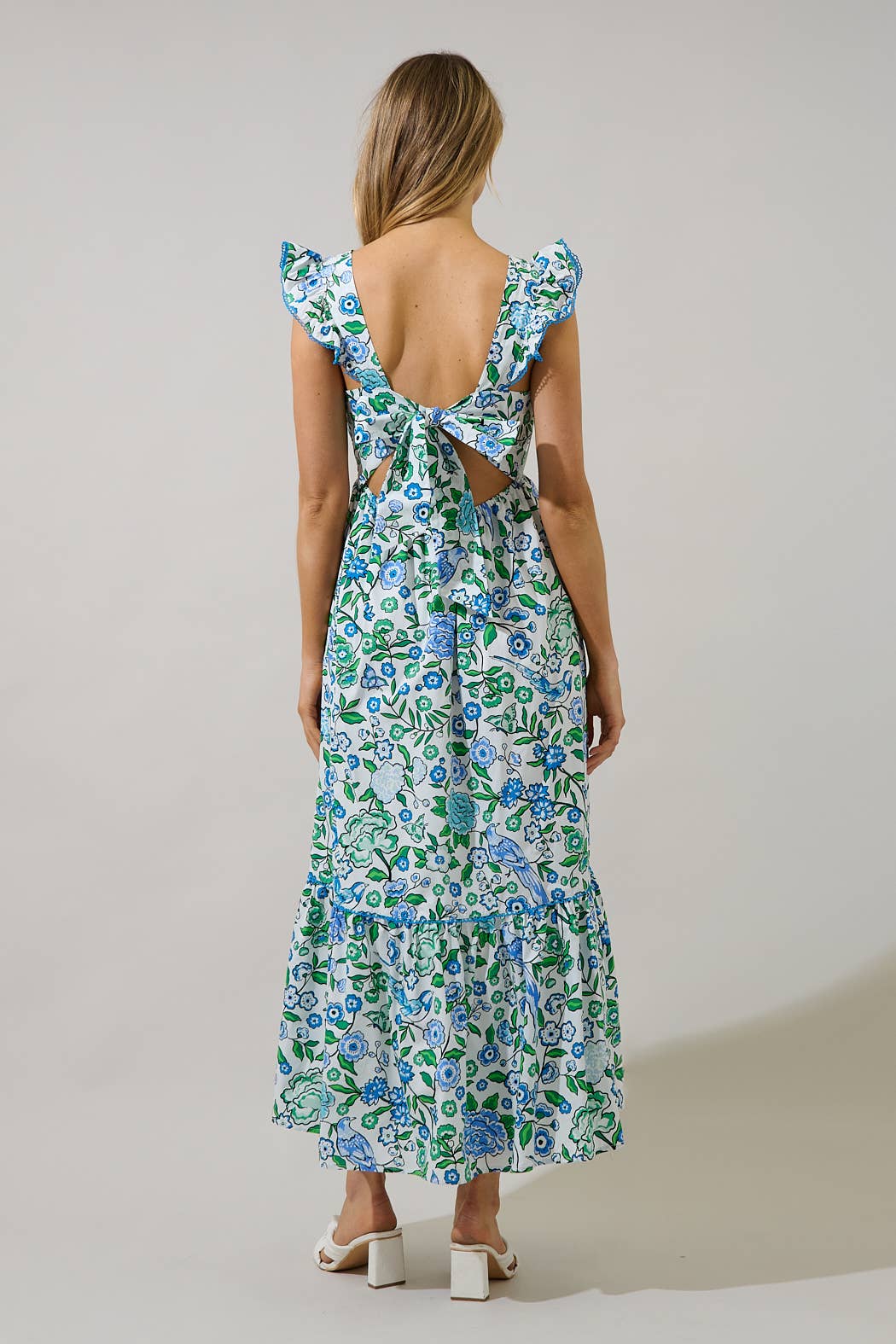Mawar Ruffle Maxi Dress