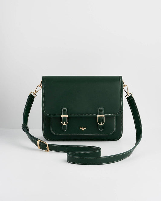 Fable England - Into the Woods Green Classic Satchel