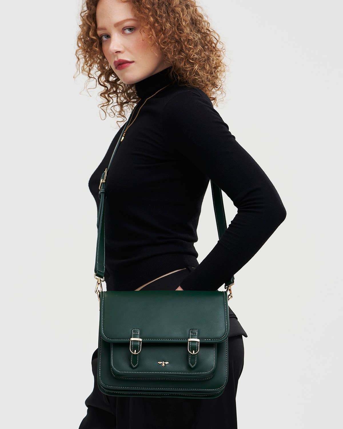 Fable England - Into the Woods Green Classic Satchel