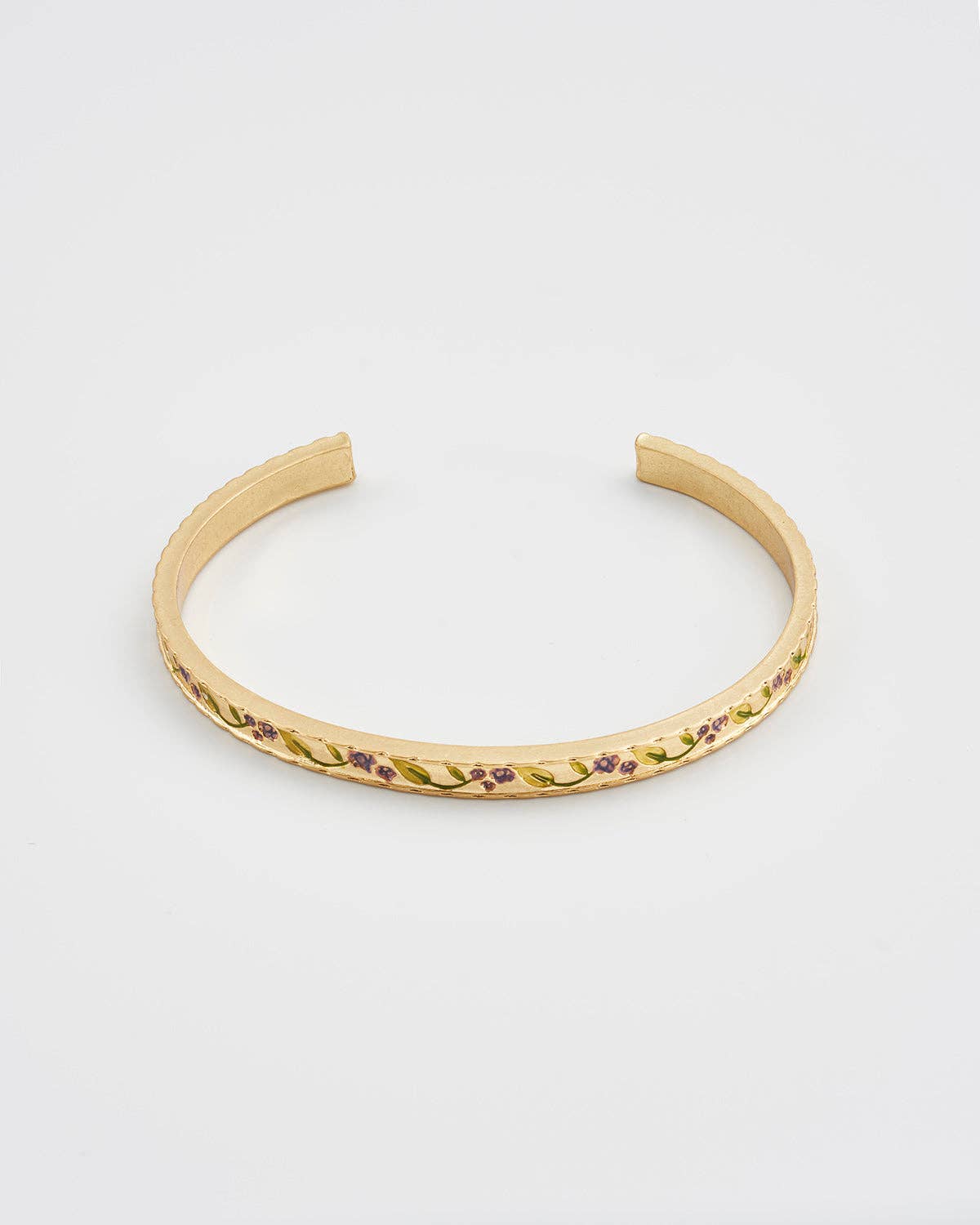 Fable England - Blackberry Bramble Gold Bangle - UK, US & EU