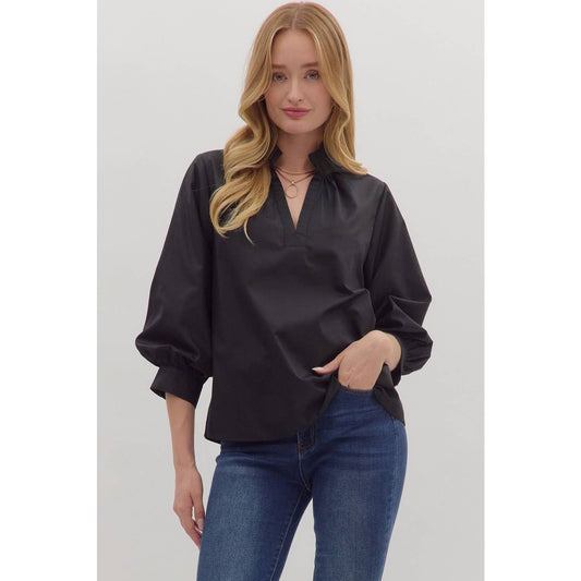 Galactic Black Blouse