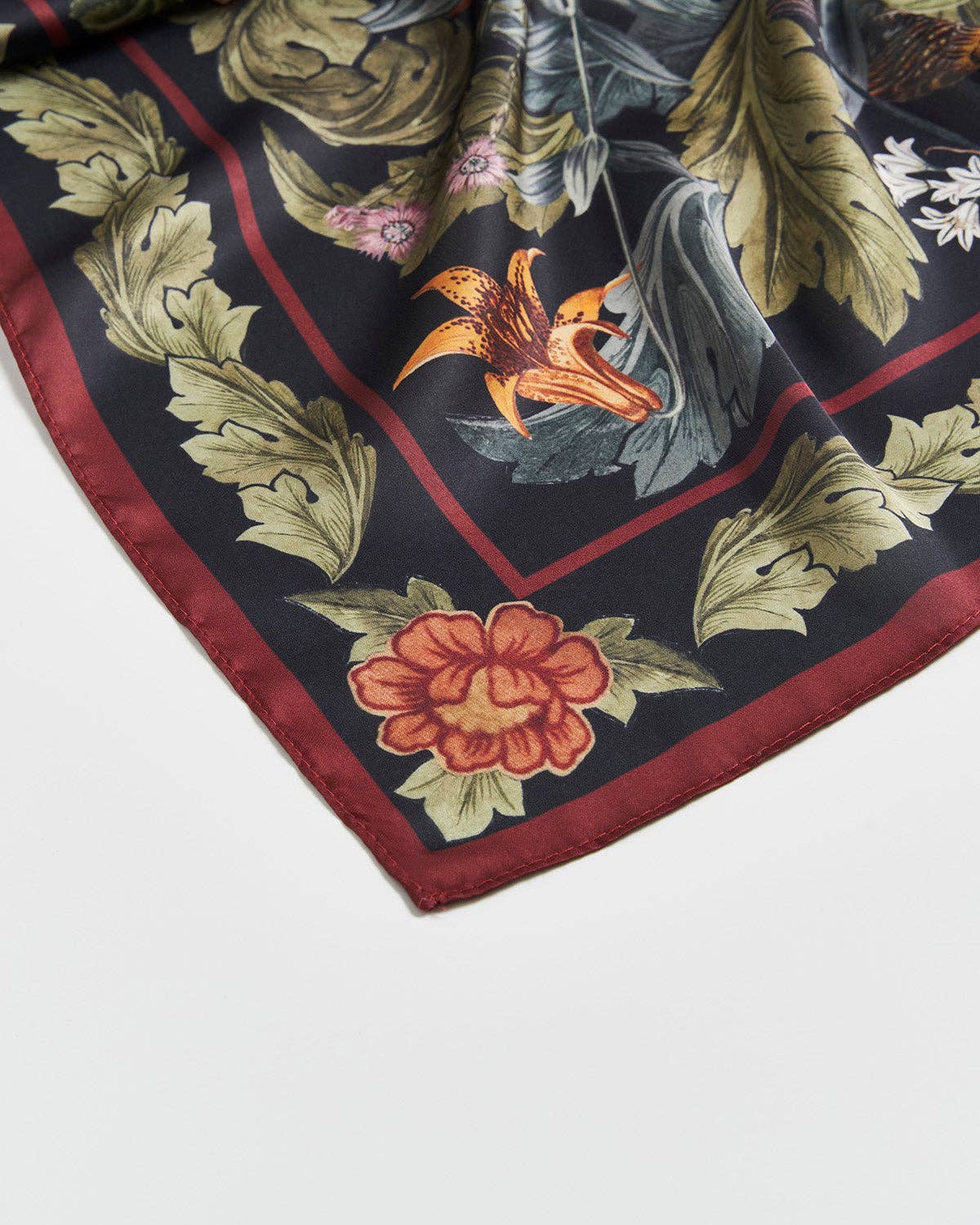 Fable England - Winter Solstice Tales Green Square Scarf