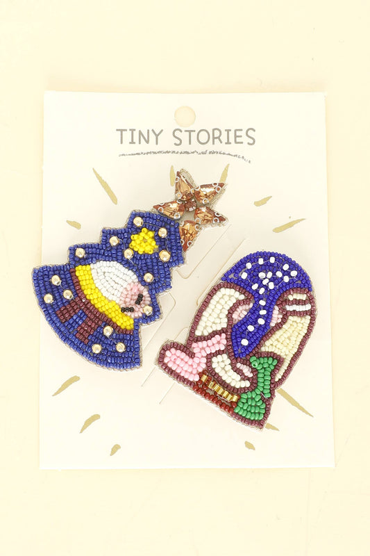 2-Pack Nativity Scene Assorted Brooch Pin Set