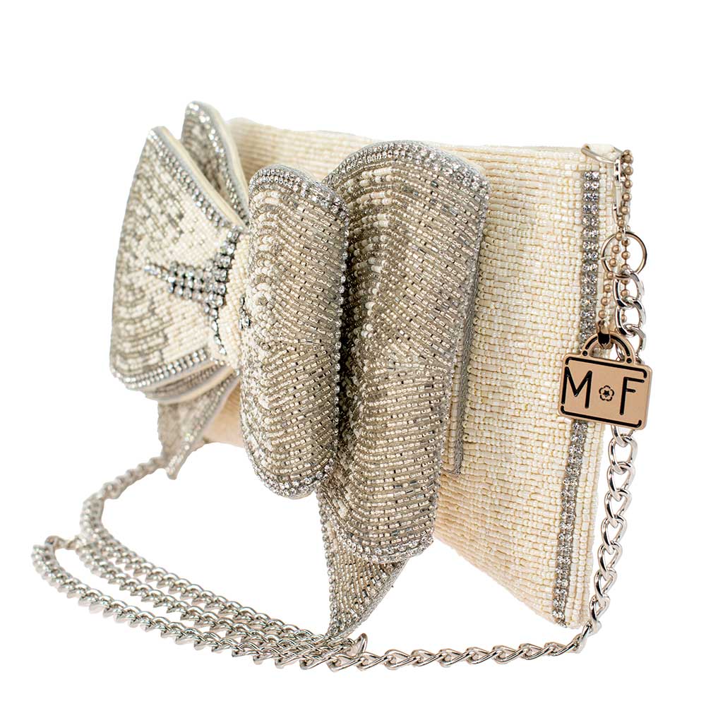 Mary Frances Accessories - Fancy Bow Crossbody Clutch