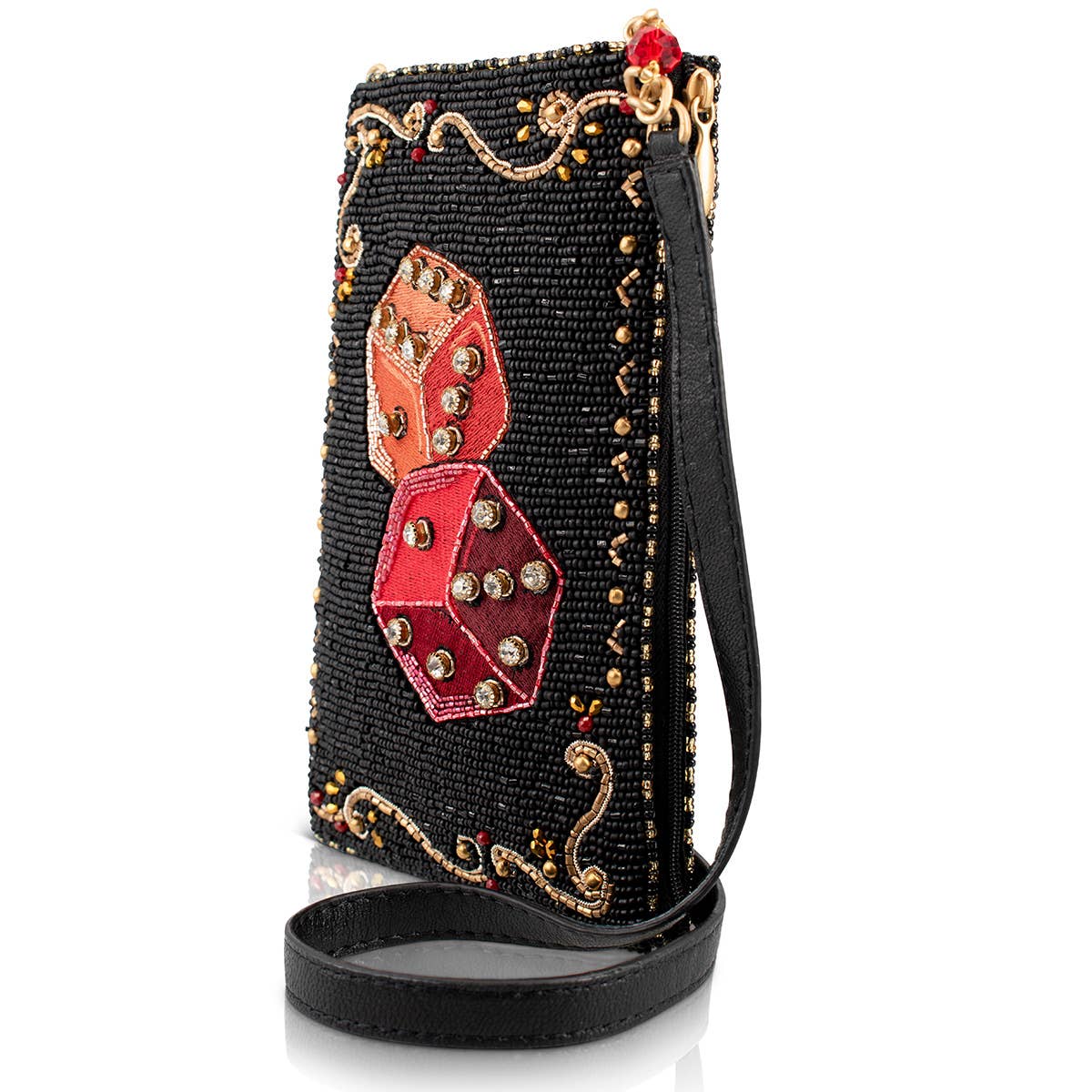 Mary Frances Accessories - Roll 'Em Double Dice Crossbody Phone Bag
