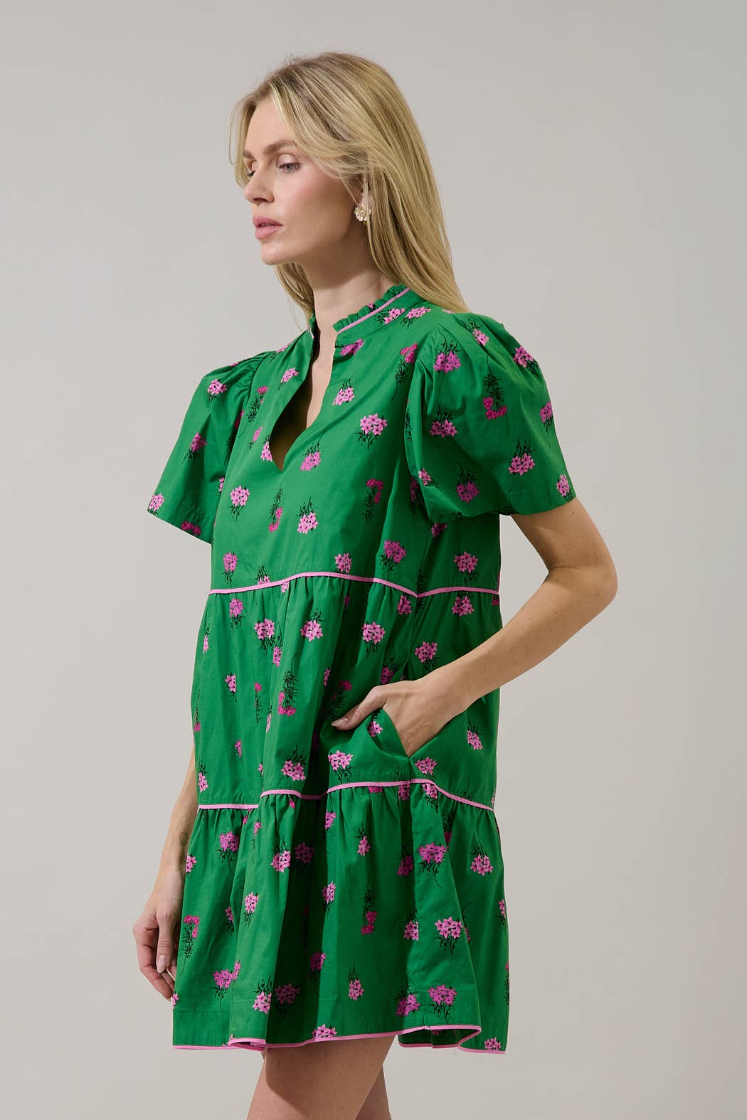 Candace Tiered Mini Dress